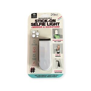 Rechargeable stock on selfie light